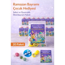 Emrah Gültekin Ramazan Bayramı Çocuk Hediyesi 20 Paket Şeker ve Oyuncaklı Mini Bayram Dağıtmalık Hediye Seti