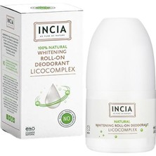 Incia Natural Whitening Beyazlatıcı Kompleks Doğal Roll-On Deodorant 50ML 1 Paket