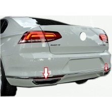 DRY Oto Aksesuar Vw Passat B8 Egsoz Çıkış 2 Parça Krom 2015 - 2018