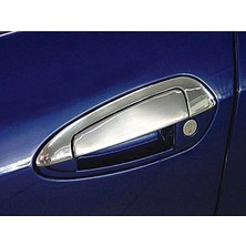 DRY Oto Aksesuar Fiat Grande Punto Uyumlu Kapı Kolu Krom 4 Kapı 8 Parça Krom 2005
