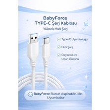 Bf-45 Type-C Şarj Kablosu – Babyforce Burun Aspiratörü ile Uyumlu Şarj Kablosu