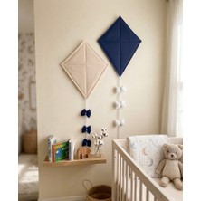 Ceya ikili Uçurtma Çocuk Odası Bebek Odası Duvar Süsü Kumaş