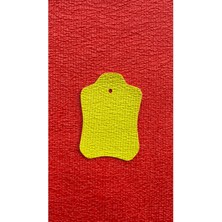Bitacir Elsa Desen Suni Deri Döşemelik, Çantalık 100 x 140 Pantone 13-0645TCX