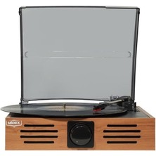MTX-106OR Nostaljik Retro Pikap Plak Çalar Bluetooth Aux Hoparlörlü 3 Devir İğne Dahil