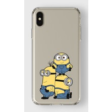 Mobilpad Iphone Xs Max Uyumlu Baskılı Yumuşak Silikon Şeffaf Telefon Kılıfı