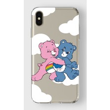 Mobilpad Iphone Xs Max Uyumlu Baskılı Yumuşak Silikon Şeffaf Telefon Kılıfı