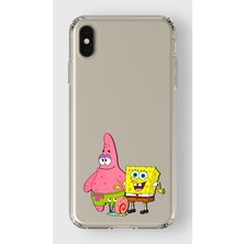 Mobilpad Iphone Xs Max Uyumlu Baskılı Yumuşak Silikon Şeffaf Telefon Kılıfı