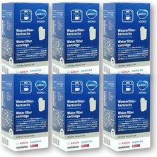 6 x TCZ7003 Su Filtresi Brita Intenza Otomatik Kahve Makineleri Için-Serileri Tca 7, Tcc 7, Tes 70