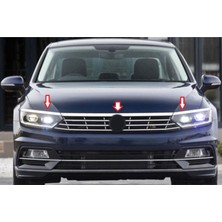 DRY Oto Aksesuar Vw Passat B8 Far Kaşı + Kaput Üstü 3 Parça Krom 2015 + Uyumlu