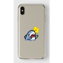 Mobilpad Iphone Xs Max Uyumlu Baskılı Yumuşak Silikon Şeffaf Telefon Kılıfı