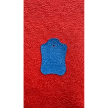 Bitacir Elsa Desen Suni Deri Döşemelik, Çantalık 100 x 140 Pantone 18-4140TCX