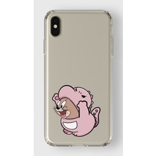 Mobilpad Iphone Xs Max Uyumlu Baskılı Yumuşak Silikon Şeffaf Telefon Kılıfı