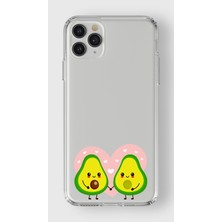 Mobilpad Iphone 11 Pro Max Uyumlu Baskılı Yumuşak Silikon Şeffaf Telefon Kılıfı