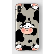 Mobilpad Iphone Xs Max Uyumlu Baskılı Yumuşak Silikon Şeffaf Telefon Kılıfı