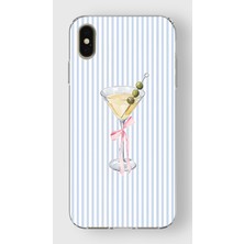 Mobilpad Iphone Xs Max Uyumlu Baskılı Yumuşak Silikon Şeffaf Telefon Kılıfı