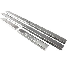 DRY Oto Aksesuar Jetta Kapı Eşiği 2005 - 2011 Krom 4 Parça Paslanmaz Çelik