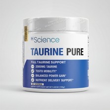 In Science Nutrition Taurine Pure Toz 2500 Mg 150 G (60 Servis) Saf Taurin - Performans ve Güç Amino Asidi