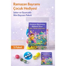 Emrah Gültekin Ramazan Bayramı Çocuk Hediyesi 5 Paket Şeker ve Oyuncaklı Mini Bayram Dağıtmalık Hediye Seti