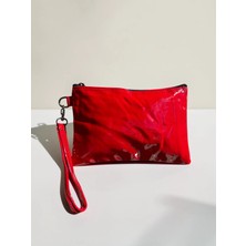 Bitacir Kadın Makyaj Çantası Bilek Askılı Çok Amaçlı Kozmetik Organizer Fermuarlı Suni Deri El Çantası