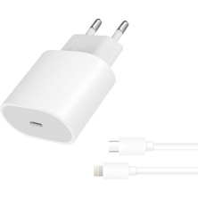 Avcı Teknoloji Market 20W Pd iPhone Şarj Aleti Usb-C Adaptör ve Lightning Şarj Kablosu Seti