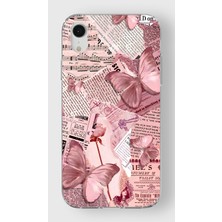 Mobilpad Iphone Xr Uyumlu Baskılı Yumuşak Silikon Şeffaf Telefon Kılıfı