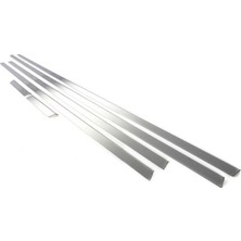 DRY Oto Aksesuar Citroen C5 Cam Çıtası 2008 ve Sonrası 6 Parça Paslanmaz Çelik