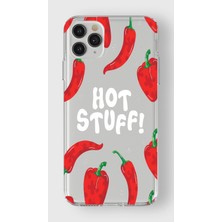 Mobilpad Iphone 11 Pro Max Uyumlu Baskılı Yumuşak Silikon Şeffaf Telefon Kılıfı