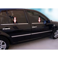 DRY Oto Aksesuar Vw Golf 4 Uyumlu Cam Çıtası 4 Parça Krom 1998 - 2004
