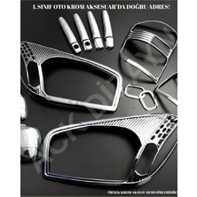 DRY Oto Aksesuar Transit 2014 ve Üzeri Krom Ayna Kapağı 2 Prç Paslanmaz Çelik