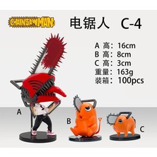 baytoptan Anime Karakter 3'lü Set (16CM)