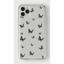 Mobilpad Iphone 11 Pro Max Uyumlu Baskılı Yumuşak Silikon Şeffaf Telefon Kılıfı