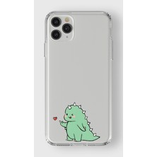 Mobilpad Iphone 11 Pro Max Uyumlu Baskılı Yumuşak Silikon Şeffaf Telefon Kılıfı