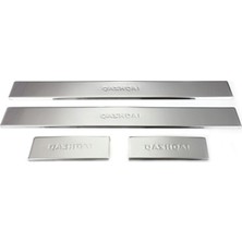 DRY Oto Aksesuar Nıssan Qashqaı 2014 Paslanmaz Çelik Kapı Eşiği 4 Parça