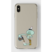 Mobilpad Iphone Xs Max Uyumlu Baskılı Yumuşak Silikon Şeffaf Telefon Kılıfı