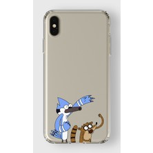 Mobilpad Iphone Xs Max Uyumlu Baskılı Yumuşak Silikon Şeffaf Telefon Kılıfı