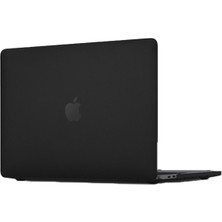 Hnrlishp Newface Macbook  16.2 2021 Macbook Buzlu Kapak - Siyah