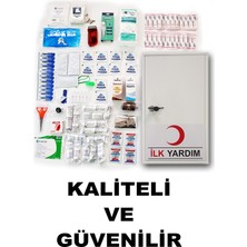 Savasisg Metal Ilkyardım Dolabı Kilitli