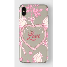 Mobilpad Iphone Xs Max Uyumlu Baskılı Yumuşak Silikon Şeffaf Telefon Kılıfı