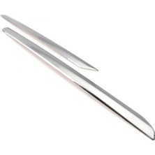 DRY Oto Aksesuar Clio 4 Ön Panjur Krom Hb 2012 2 Parça Paslanmaz Çelik