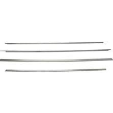 DRY Oto Aksesuar Renault R9 Broadway Krom Cam Çıtası 1992 - 2000 Uyumlu 4 Parça P.