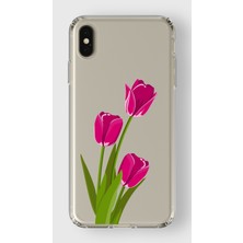 Mobilpad Iphone Xs Max Uyumlu Baskılı Yumuşak Silikon Şeffaf Telefon Kılıfı