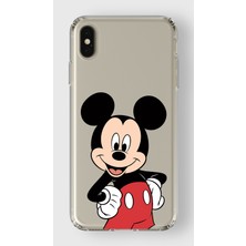 Mobilpad Iphone Xs Max Uyumlu Baskılı Yumuşak Silikon Şeffaf Telefon Kılıfı