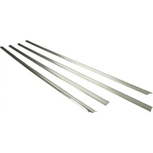 DRY Oto Aksesuar Golf 6 Cam Çıtası 2010 - 2013 Krom 4 Parça Paslanmaz Çelik