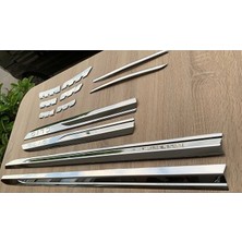 DRY Oto Aksesuar Clio 5 Set 2019 Yan Kapı Çıtası + Alt Ön Panjur + Ön Panjur 12