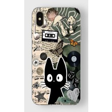 Mobilpad Iphone Xs Max Uyumlu Baskılı Yumuşak Silikon Şeffaf Telefon Kılıfı