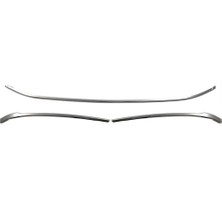 DRY Oto Aksesuar Vw Passat B8.5 2018-2024 Ön Tampon Alt 3 Parça Paslanmaz Krom