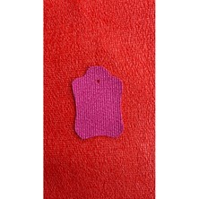 Bitacir Elsa Desen Suni Deri Döşemelik, Çantalık 100 x 140 Pantone 17-2521TCX