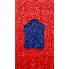 Bitacir Elsa Desen Suni Deri Çantalık, Döşemelik 100 x 140 Pantone 19-4056TCX Saks Mavi