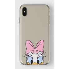 Mobilpad Iphone Xs Max Uyumlu Baskılı Yumuşak Silikon Şeffaf Telefon Kılıfı