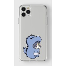 Mobilpad Iphone 11 Pro Max Uyumlu Baskılı Yumuşak Silikon Şeffaf Telefon Kılıfı